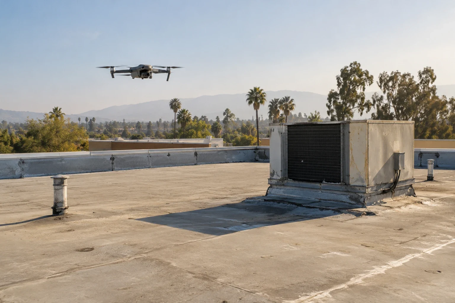 Drone Roof Inspection in Santa Clarita, CA